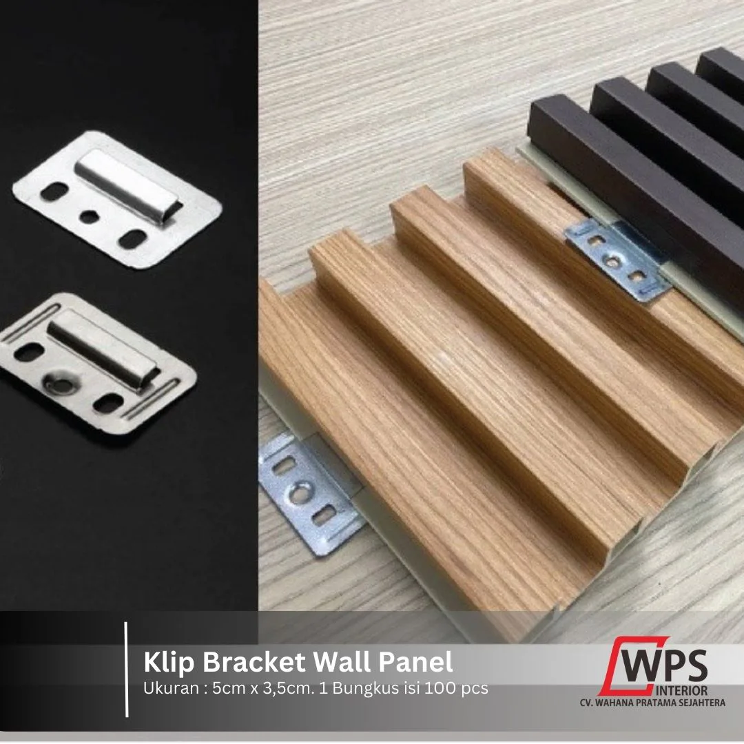 Klip Bracket WPC - Klip Bracket Wall Board - 100pcs