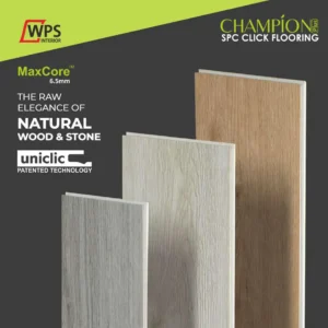 Lantai SPC Maxcore tebal 6,5mm Denpasar Bali